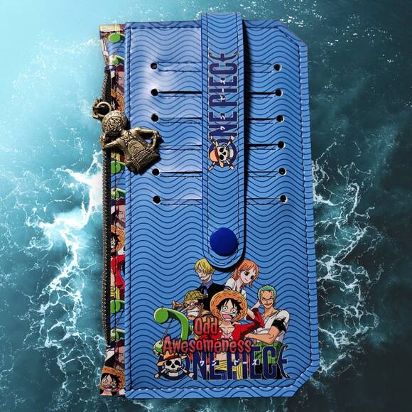 Anime Cartoon Purse Pal Minimalist Wallet Vinyl Custom Faux Leather Handmade USA - Picture 2 of 4